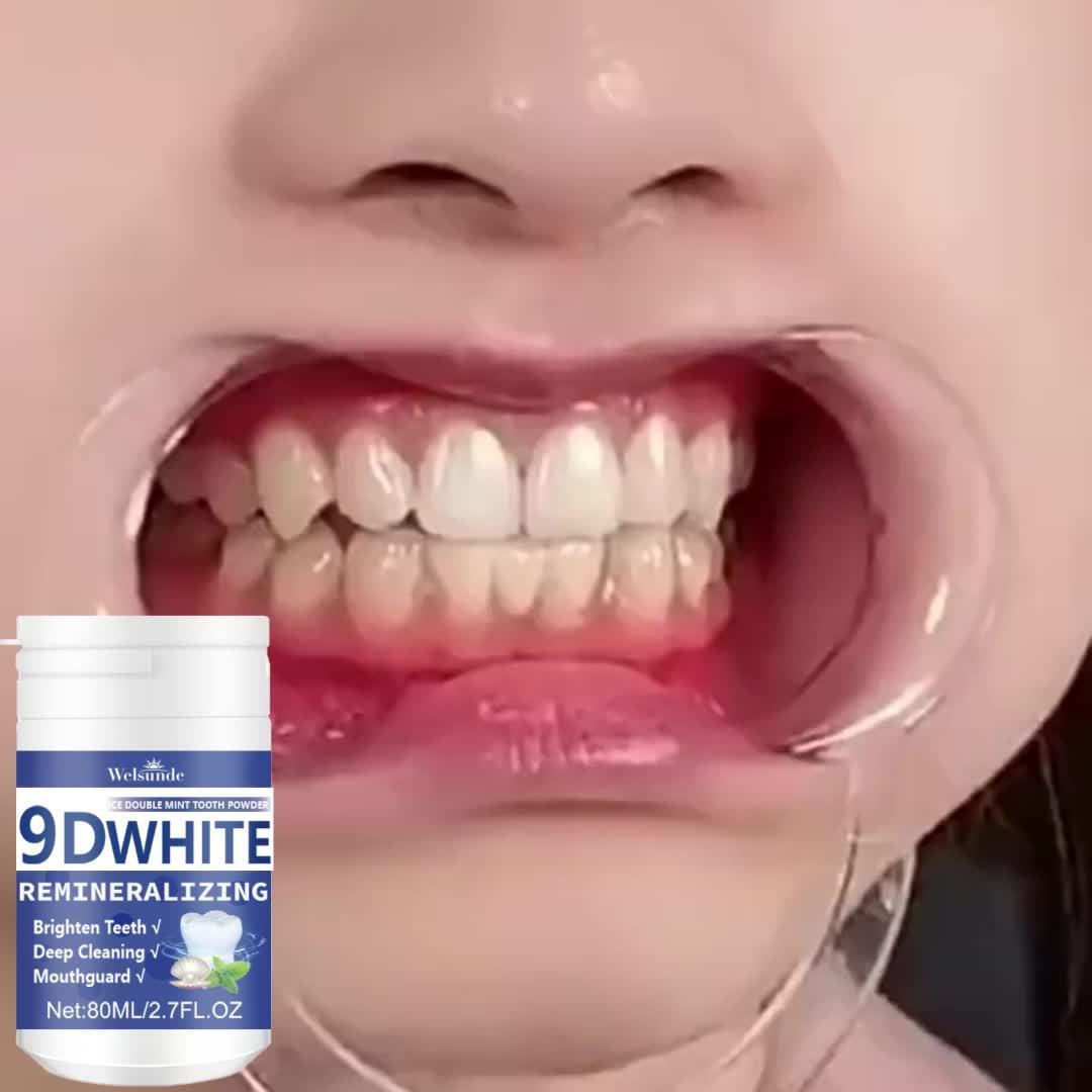 9D White Remineralizing Hydroxyapatite Tooth Powde