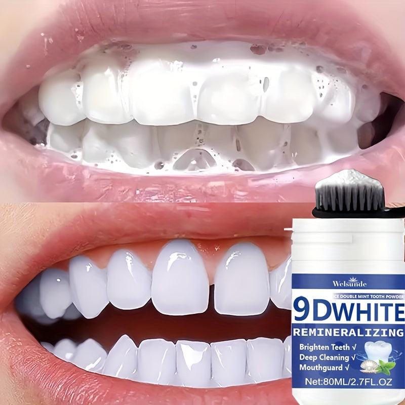 9D White Remineralizing Hydroxyapatite Tooth Powde