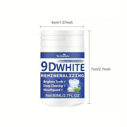 9D White Remineralizing Hydroxyapatite Tooth Powde