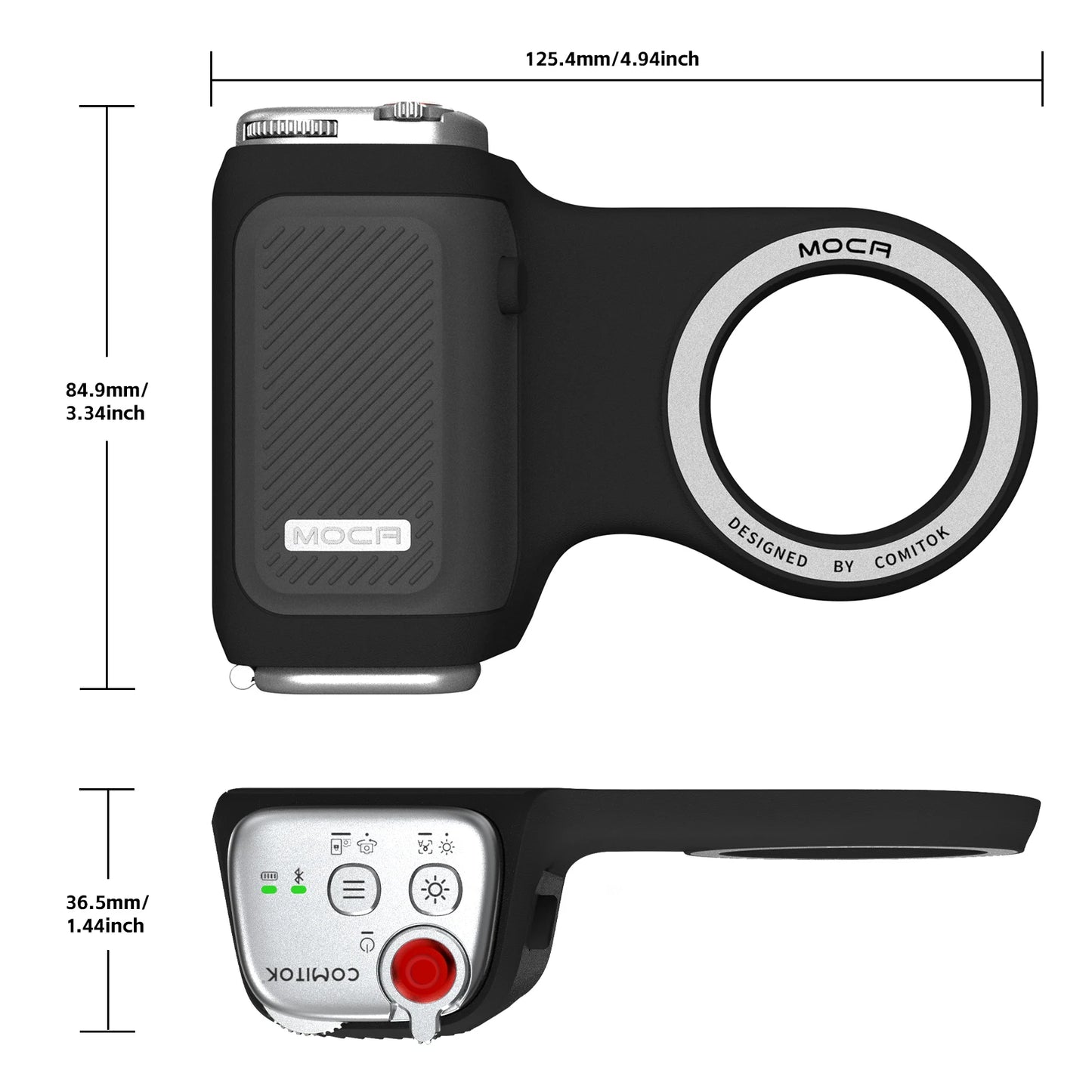 Soporte magnético para teléfono COMITOK con control remoto y mango portátil para fotografía