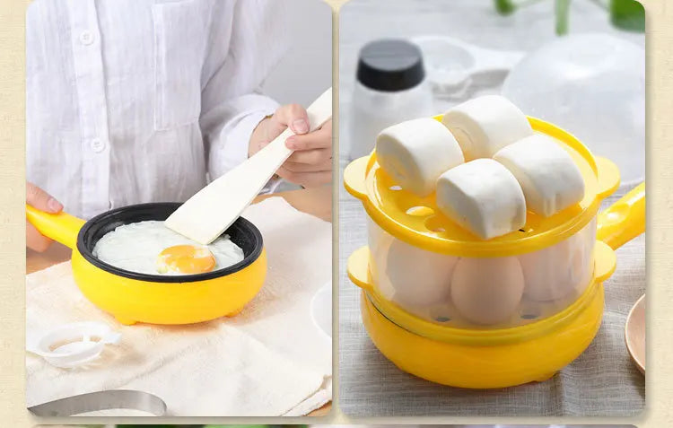 220V Omelet Steamer Egg Cooker Egg Frying Pan Auto Power Off Breakfast