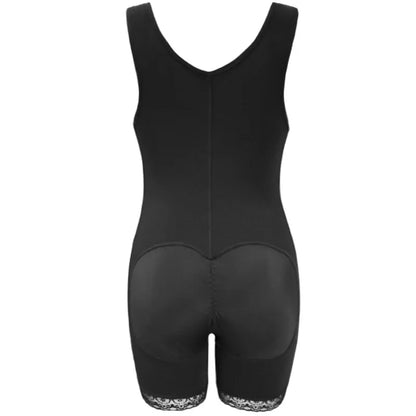 Zip Waist Lace Slimming Shaper Corset Control Shapewear Butt Lifter Strap Body Shaper