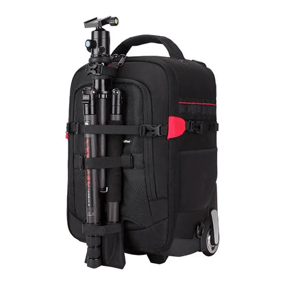 Maleta con ruedas para cámara DSLR profesional Vnelstyle, bolso de vídeo, foto, cámara digital