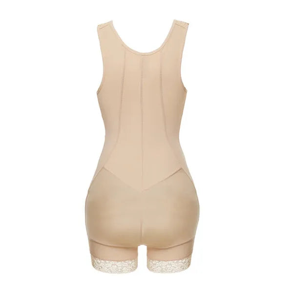 Zip Waist Lace Slimming Shaper Corset Control Shapewear Butt Lifter Strap Body Shaper