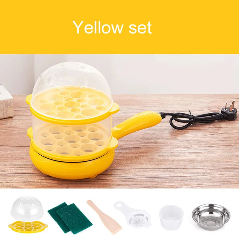 220V Omelet Steamer Egg Cooker Egg Frying Pan Auto Power Off Breakfast
