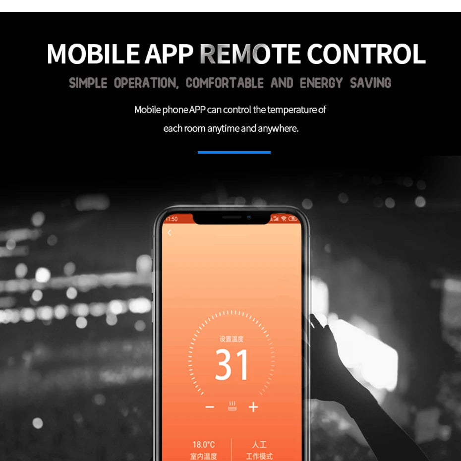 AVATTO Tuya WiFi Smart Thermostat, Electric Floor Heating Water/Gas Boiler Temperature
