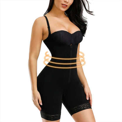 Fajas Colombianas Detachable Straps Full Body Shaper Tummy Slimming Postpartum