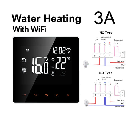 AVATTO Tuya WiFi Smart Thermostat, Electric Floor Heating Water/Gas Boiler Temperature