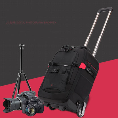 Maleta con ruedas para cámara DSLR profesional Vnelstyle, bolso de vídeo, foto, cámara digital