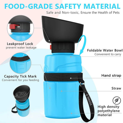 Portable Dog Water Bottle: Hydration on the Go!