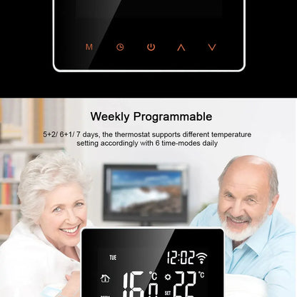 AVATTO Tuya WiFi Smart Thermostat, Electric Floor Heating Water/Gas Boiler Temperature