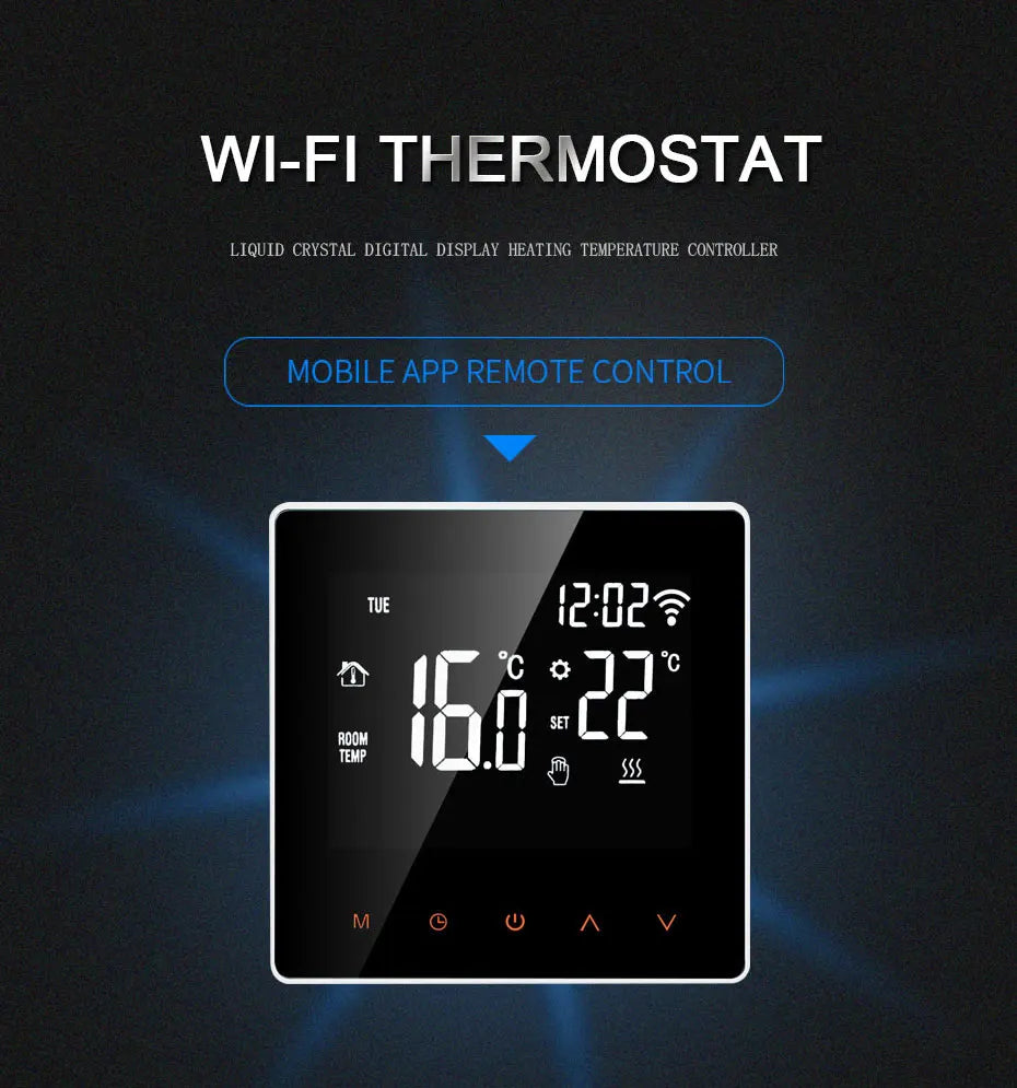 AVATTO Tuya WiFi Smart Thermostat, Electric Floor Heating Water/Gas Boiler Temperature