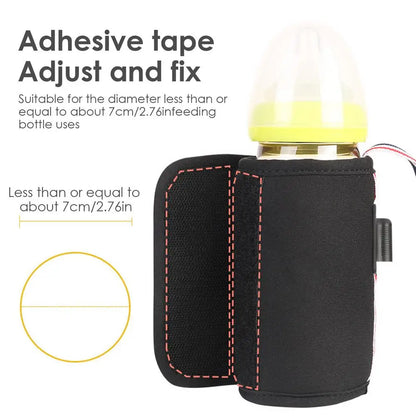 USB Bottle Warmer Bag Milk Warmer Bottle Heating