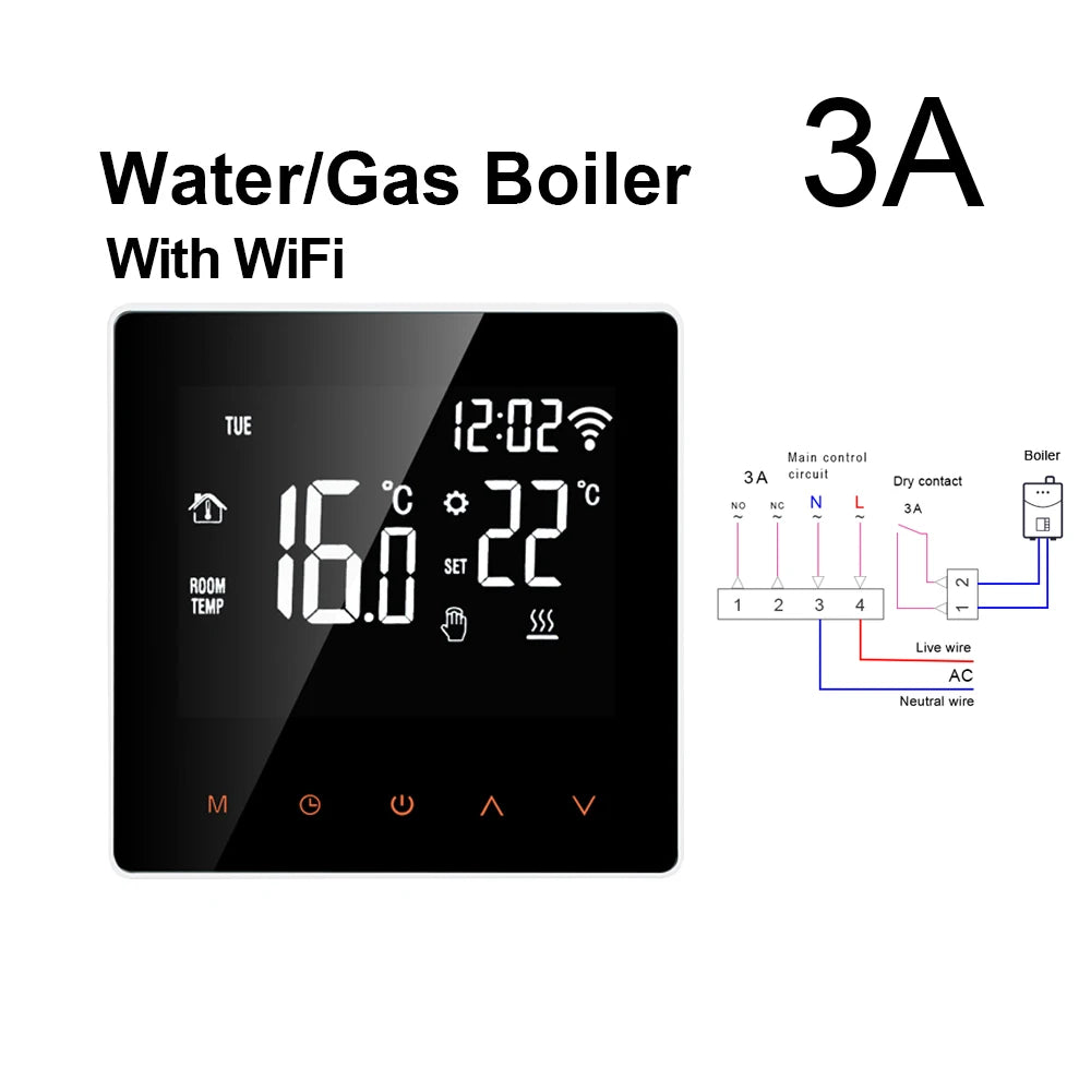 AVATTO Tuya WiFi Smart Thermostat, Electric Floor Heating Water/Gas Boiler Temperature