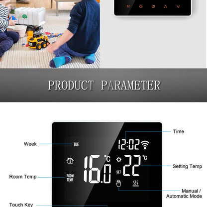 AVATTO Tuya WiFi Smart Thermostat, Electric Floor Heating Water/Gas Boiler Temperature