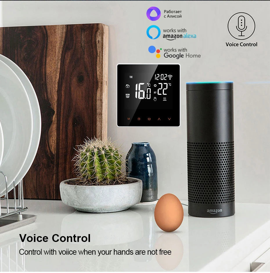 AVATTO Tuya WiFi Smart Thermostat, Electric Floor Heating Water/Gas Boiler Temperature