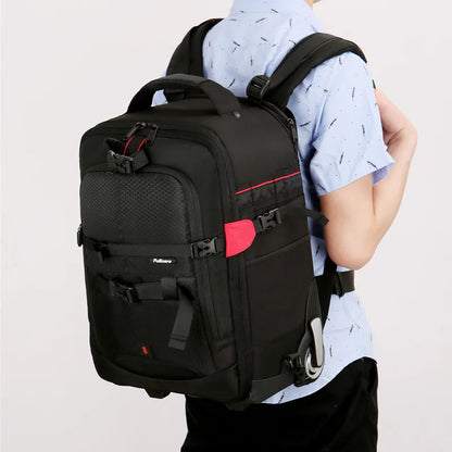 Maleta con ruedas para cámara DSLR profesional Vnelstyle, bolso de vídeo, foto, cámara digital