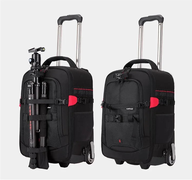 Maleta con ruedas para cámara DSLR profesional Vnelstyle, bolso de vídeo, foto, cámara digital