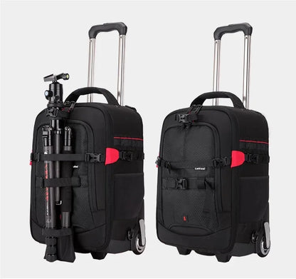 Maleta con ruedas para cámara DSLR profesional Vnelstyle, bolso de vídeo, foto, cámara digital