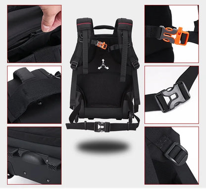 Maleta con ruedas para cámara DSLR profesional Vnelstyle, bolso de vídeo, foto, cámara digital