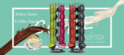 LMETJMA 9 Color Refillable Reusable Dolce Gusto Coffee Capsules