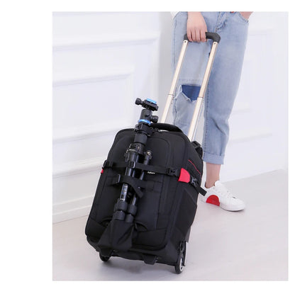 Maleta con ruedas para cámara DSLR profesional Vnelstyle, bolso de vídeo, foto, cámara digital