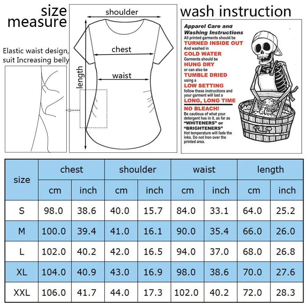 Summer Fashion Pregnant Woman Clothes Maternity Baby Peeking Sweatshirt