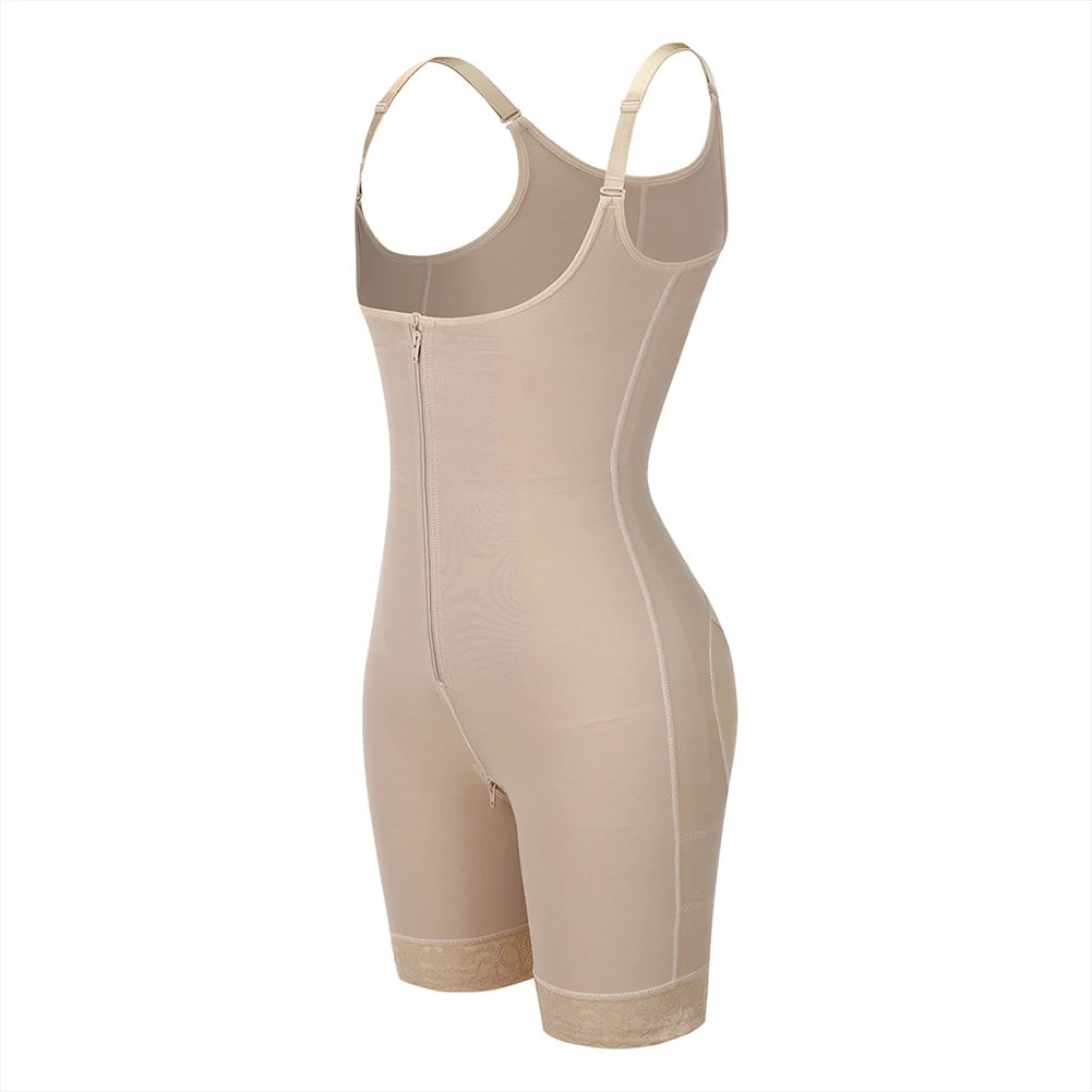 Fajas Colombianas Detachable Straps Full Body Shaper Tummy Slimming Postpartum