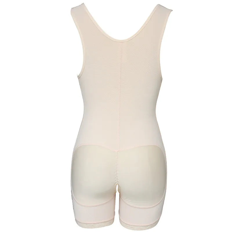 Zip Waist Lace Slimming Shaper Corset Control Shapewear Butt Lifter Strap Body Shaper