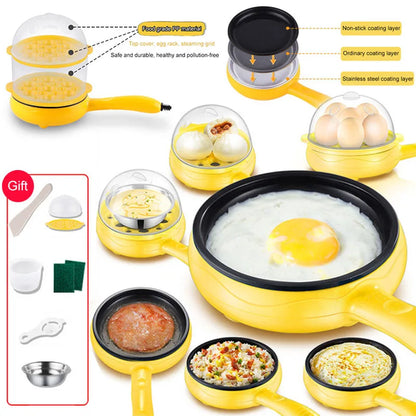 220V Omelet Steamer Egg Cooker Egg Frying Pan Auto Power Off Breakfast