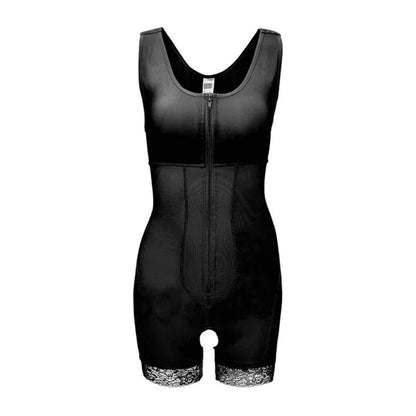 Zip Waist Lace Slimming Shaper Corset Control Shapewear Butt Lifter Strap Body Shaper