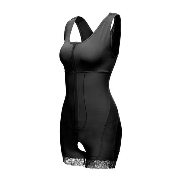 Zip Waist Lace Slimming Shaper Corset Control Shapewear Butt Lifter Strap Body Shaper