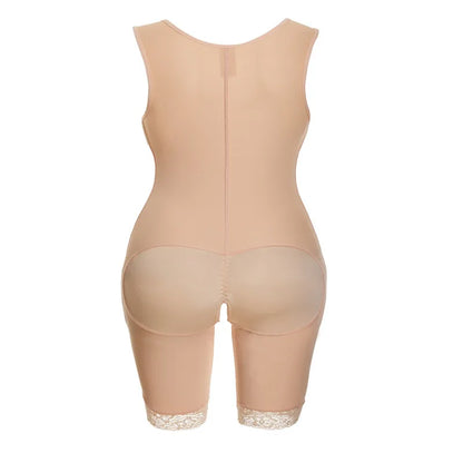 Zip Waist Lace Slimming Shaper Corset Control Shapewear Butt Lifter Strap Body Shaper