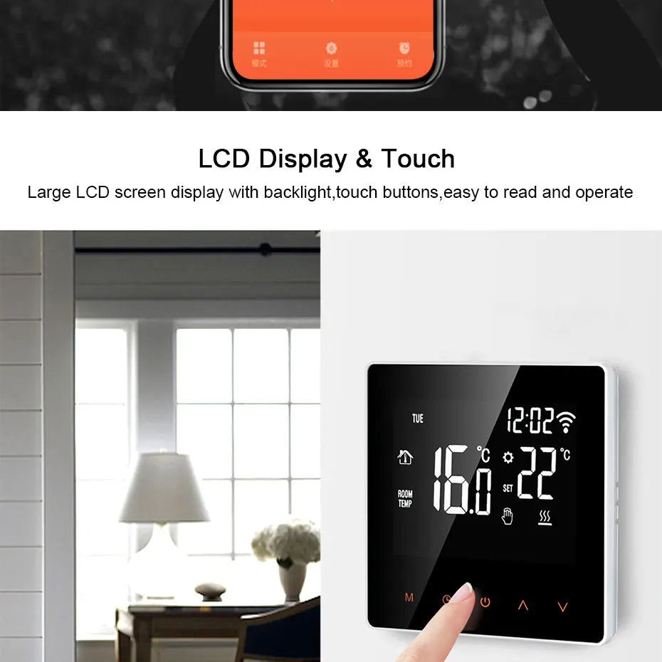 AVATTO Tuya WiFi Smart Thermostat, Electric Floor Heating Water/Gas Boiler Temperature