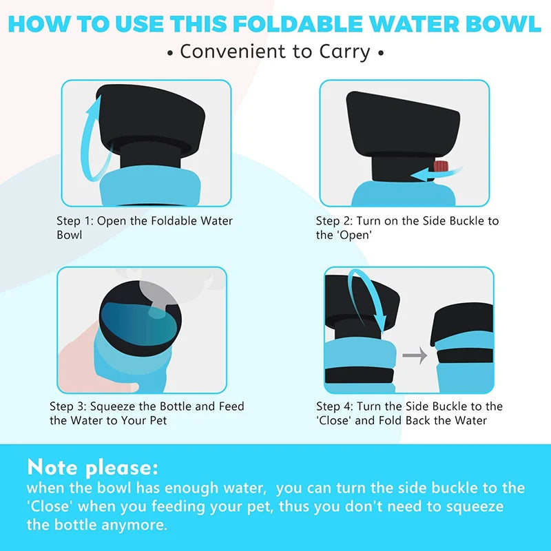 Portable Dog Water Bottle: Hydration on the Go!