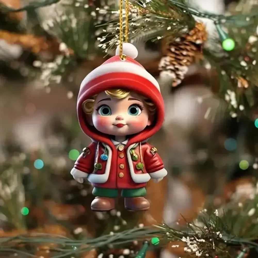 New Christmas Tree Decoration Pendant Multifunction Acrylic Durable Material