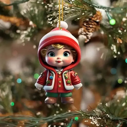 New Christmas Tree Decoration Pendant Multifunction Acrylic Durable Material