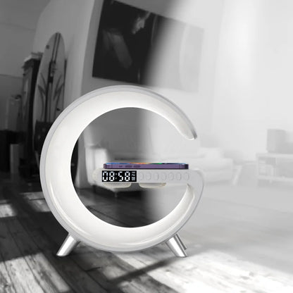 G-Charge Atmosphere Lamp: LED Night Lamp with Bluetooth Speaker & Wireless Charger