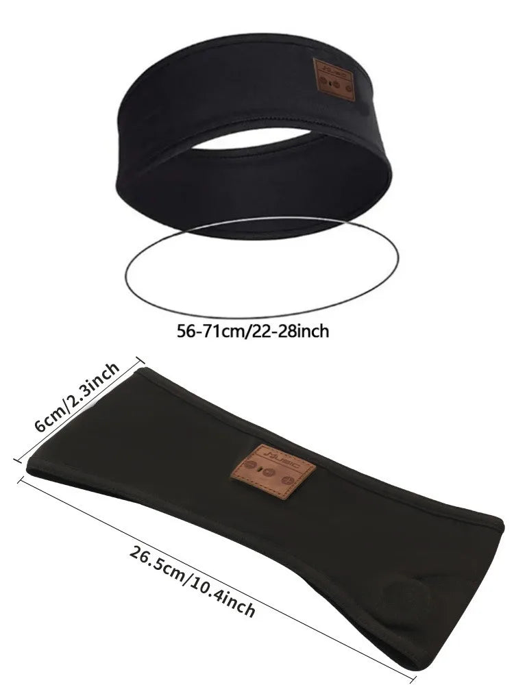 HYE Auriculares Bluetooth Deportivos Diadema Elástica Inalámbricos Música