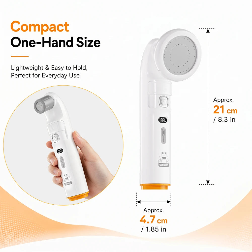 Electric Portable Bidet, 2-in-1 Shower & Bidet Nozzle, Rechargeable Travel Sprayer