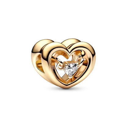 Charm Bead Fit Original European 925 Silver Bracelet Jewelry Gift