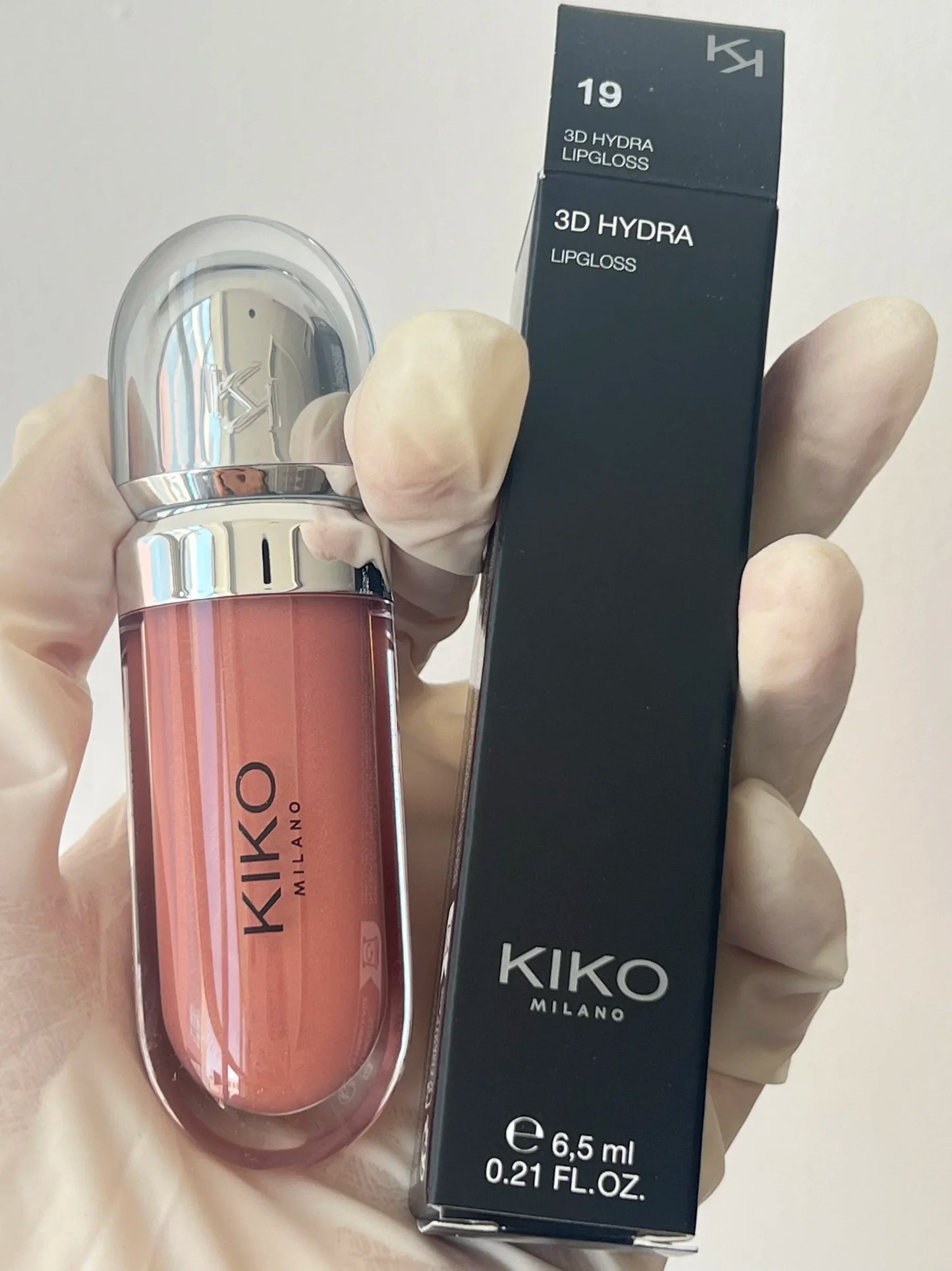 KIKO 3D Hydra Lipgloss Mirror Lip Glaze Shimmer Moisturizing Pearlescent Color Liquid