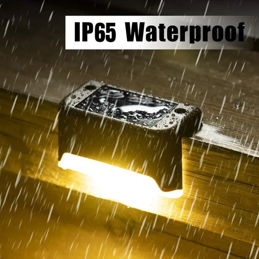 1~20PCS Solar Deck Light Outdoor IP65 Waterproof Solar Power Garden Lamps