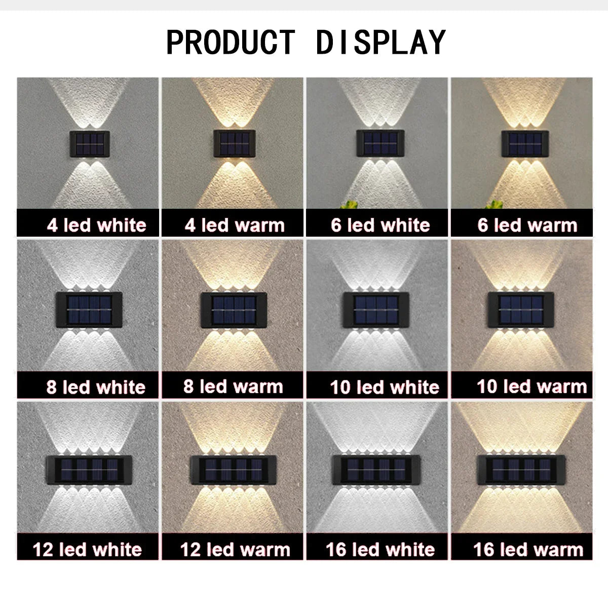 Solar Wall Lamp Outdoor Waterproof