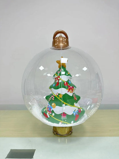 Outdoor Christmas Inflatable Decorated Ball 60cm PVC Giant Big Large Balls Xmas