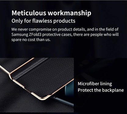 LANGSIDI Leather Case Leather for Samsung Galaxy Z Fold 6 5 4 3