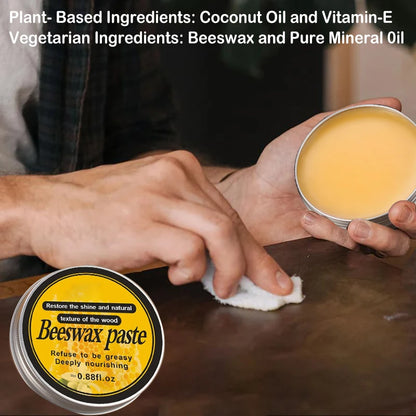 Pasta de cera de abeja para tablas de cortar Nutrición profunda Restaura el brillo natural de la madera Herramienta