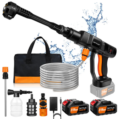 DayPlus Cordless Pressure Washer,6-in-1 Portable Pressure Washer