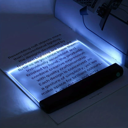 1pc LED Flat Panel Night Vision Reading Light Eye Protection