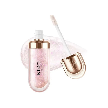KIKO 3D Hydra Lipgloss Mirror Lip Glaze Shimmer Moisturizing Pearlescent Color Liquid